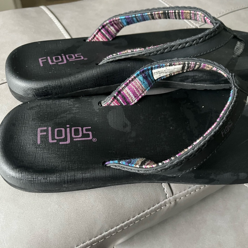 Flojos Women's Black Sandals